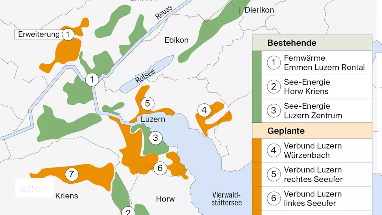 Ein Energienetz für die ganze Agglo Luzern: Wärmeverbünde sollen zusammengelegt werden