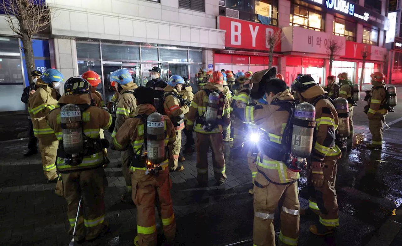 Hundreds Rescued After Fire at South Korean Commercial Building