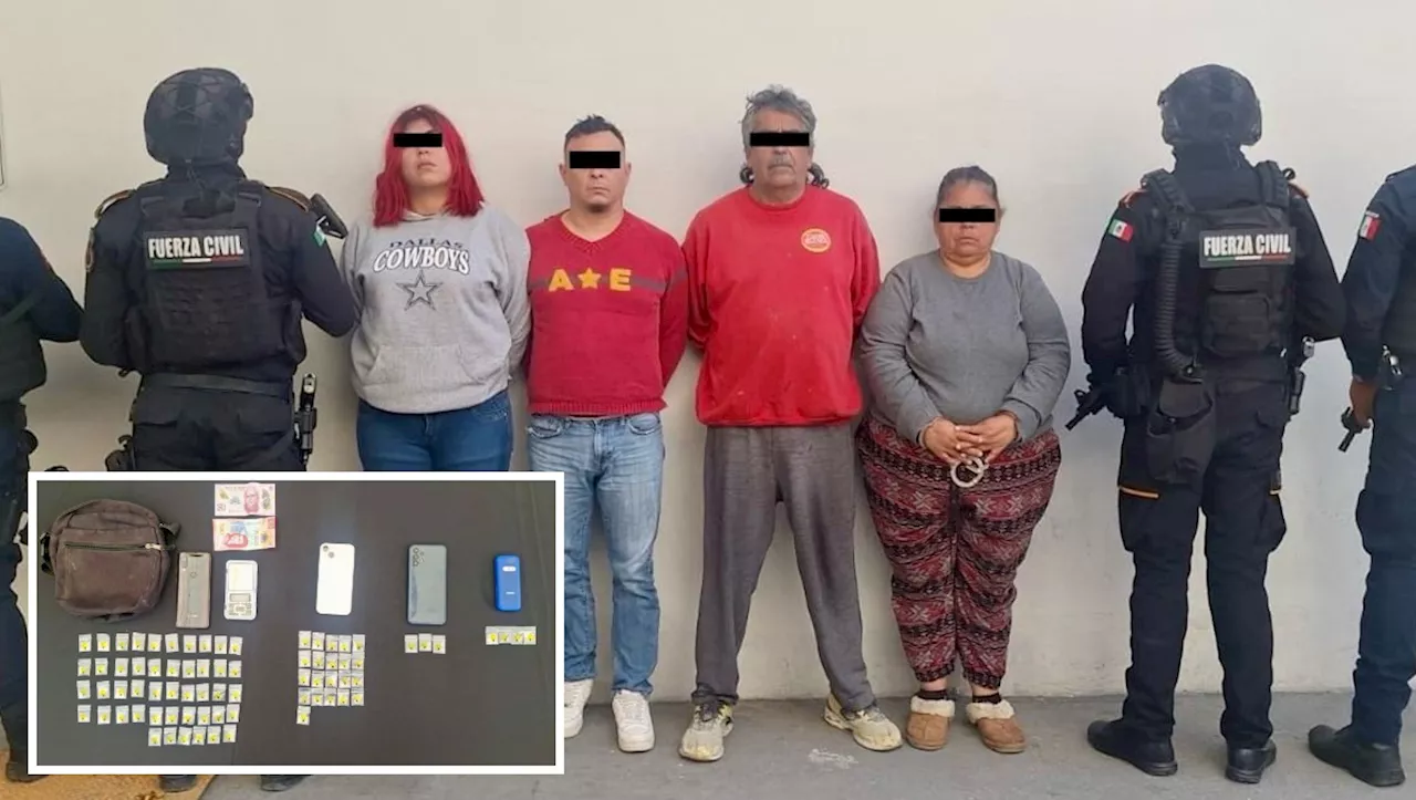 Cuatro Personas Detenidas por Tenencia de Droga en Guadalupe