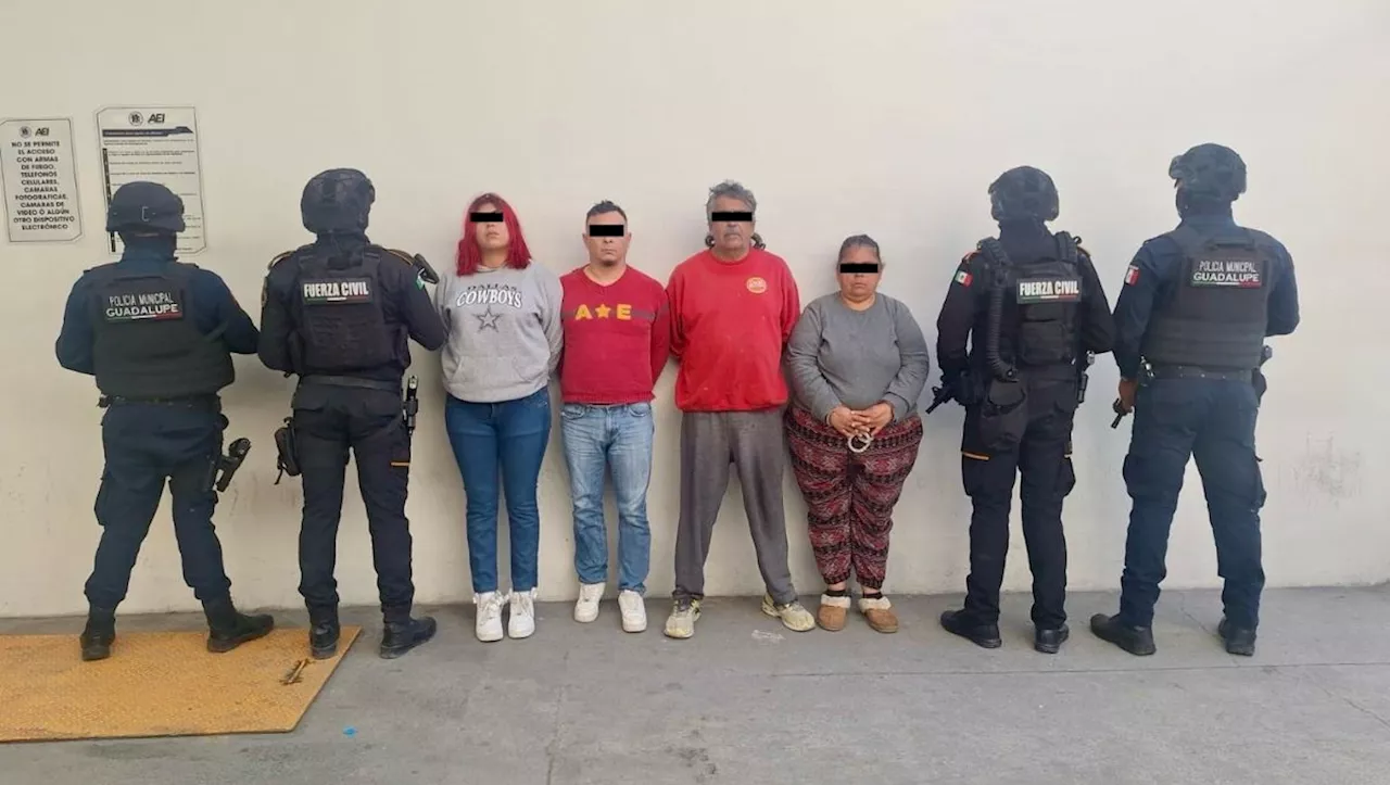 Detienen a dos hombre y dos mujeres con droga en un operativo en Guadalupe, NL