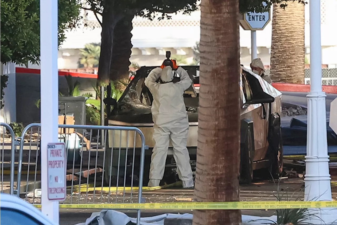 Decorated US Soldier Kills Himself in Tesla Cybertruck Blast Outside Trump Hotel