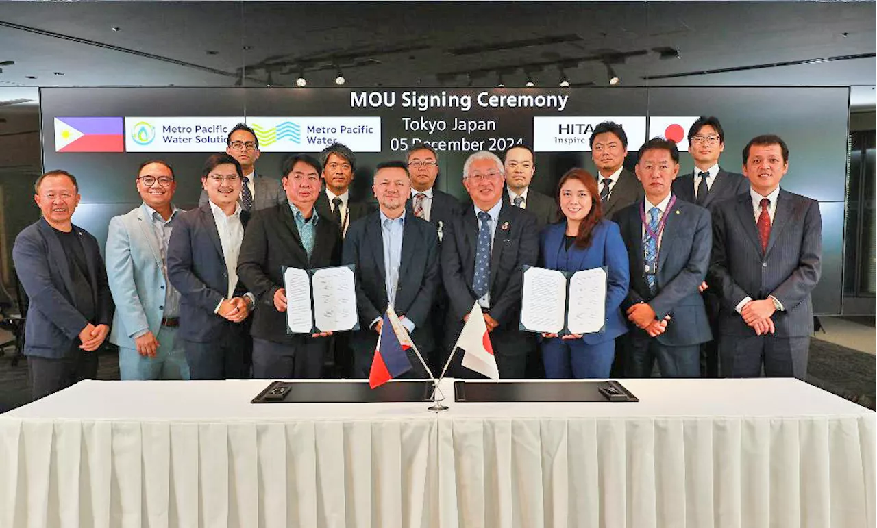 MPWS, Hitachi sign MOU on sustainable water solutions for PH