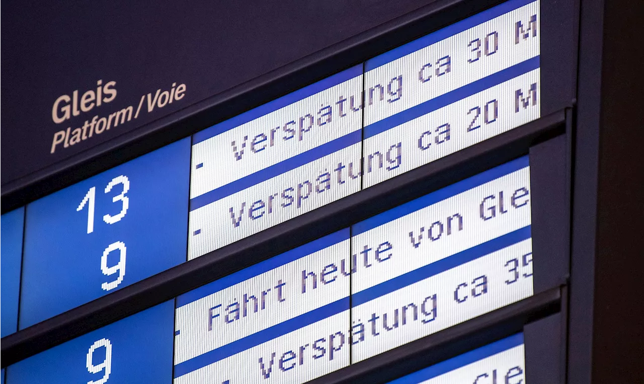 Deutsche Bahn bleibt unpünktlich