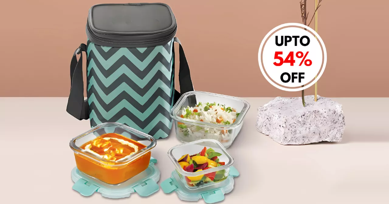 Amazon की Home Shopping Spree में Lunch Box पर मिल रहे हैं Heavy Discount