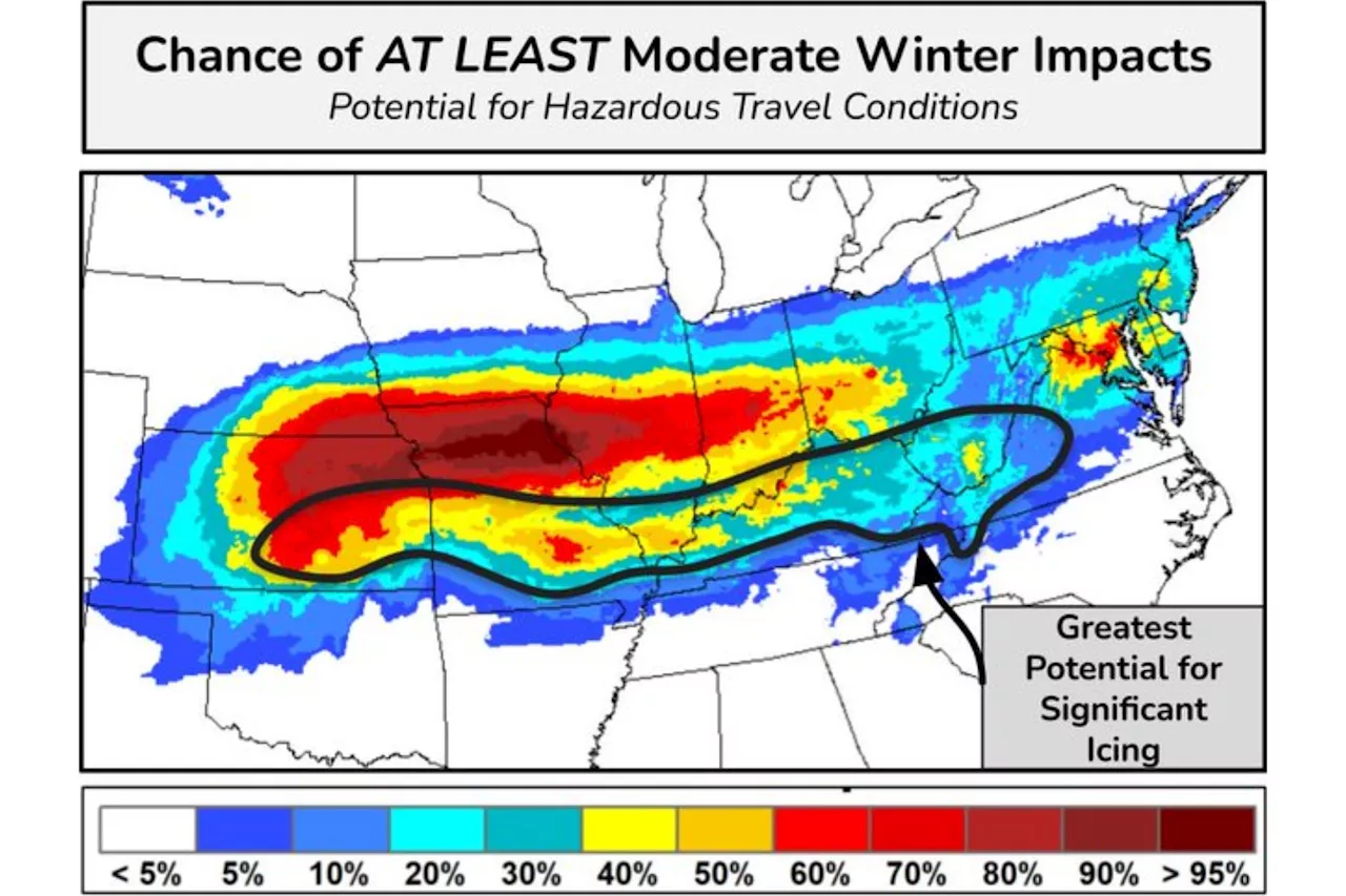 Winter Storm Blair to Bring Heavy Snow and Ice to US