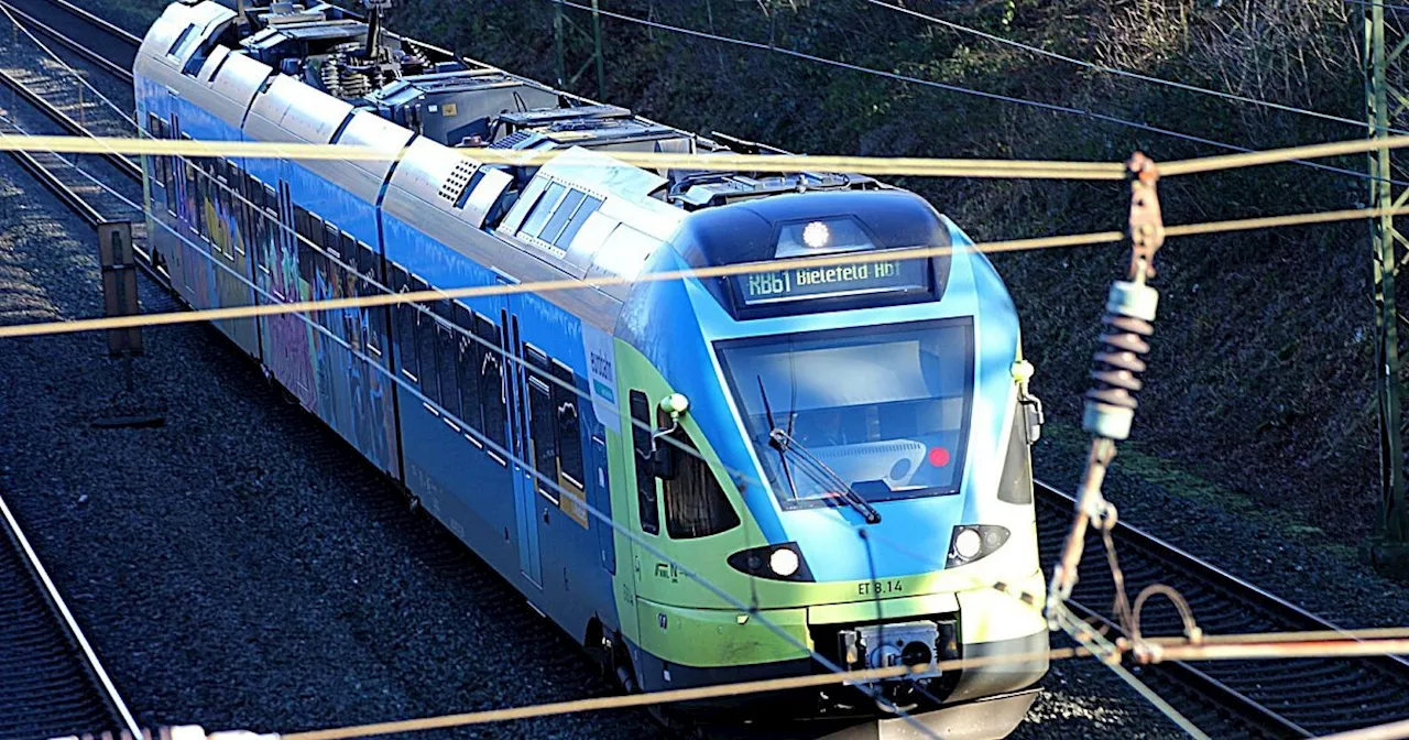 Bahnstrecke in Bielefeld wieder frei – weiter Ausfälle und Verspätungen möglich