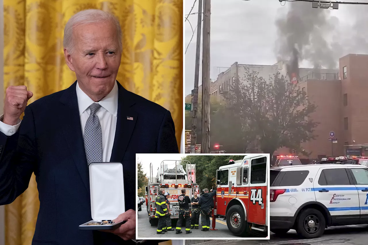 Biden to Award Medals of Valor to Two FDNY Heroes