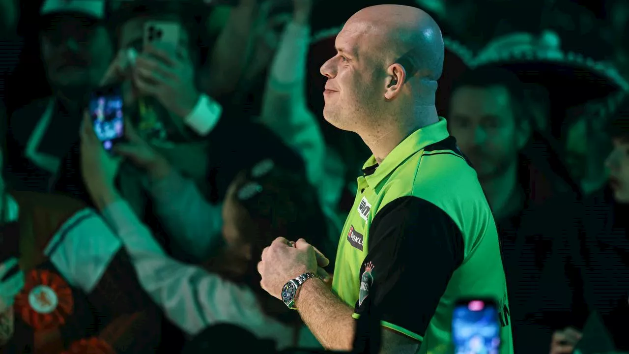 Van Gerwen streeft wereldtitel na: 'Ik geef niks om statistieken'