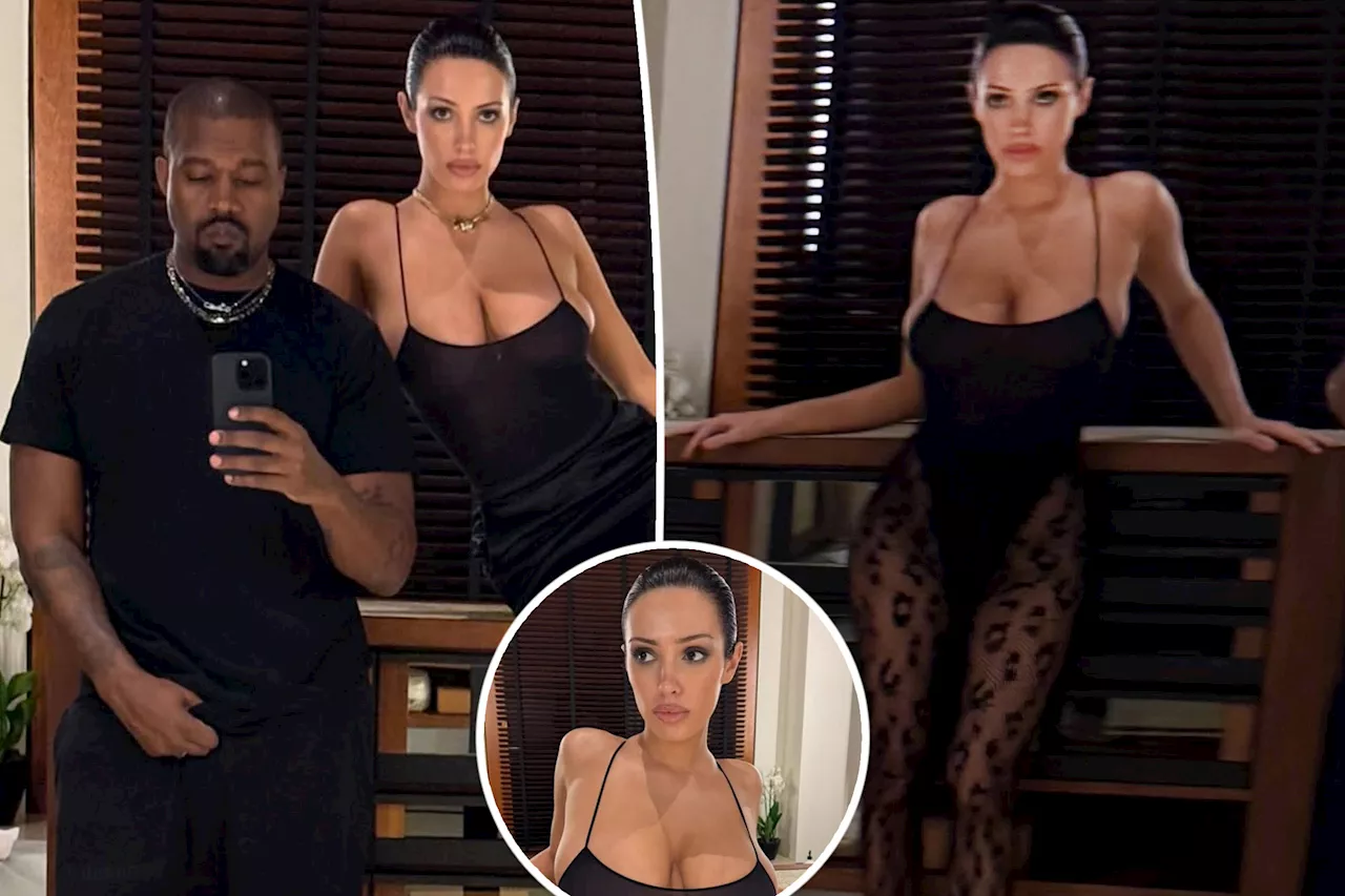 Kanye West Shares Sultry Photos of Wife Bianca Censori in Sheer Bodysuit