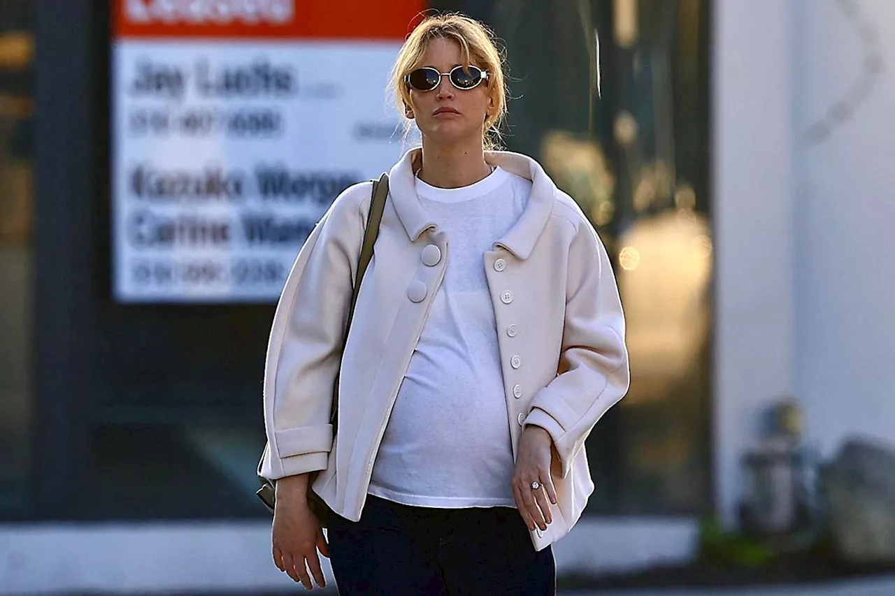 Jennifer Lawrence Flaunts Baby Bump in Stylish Outfit