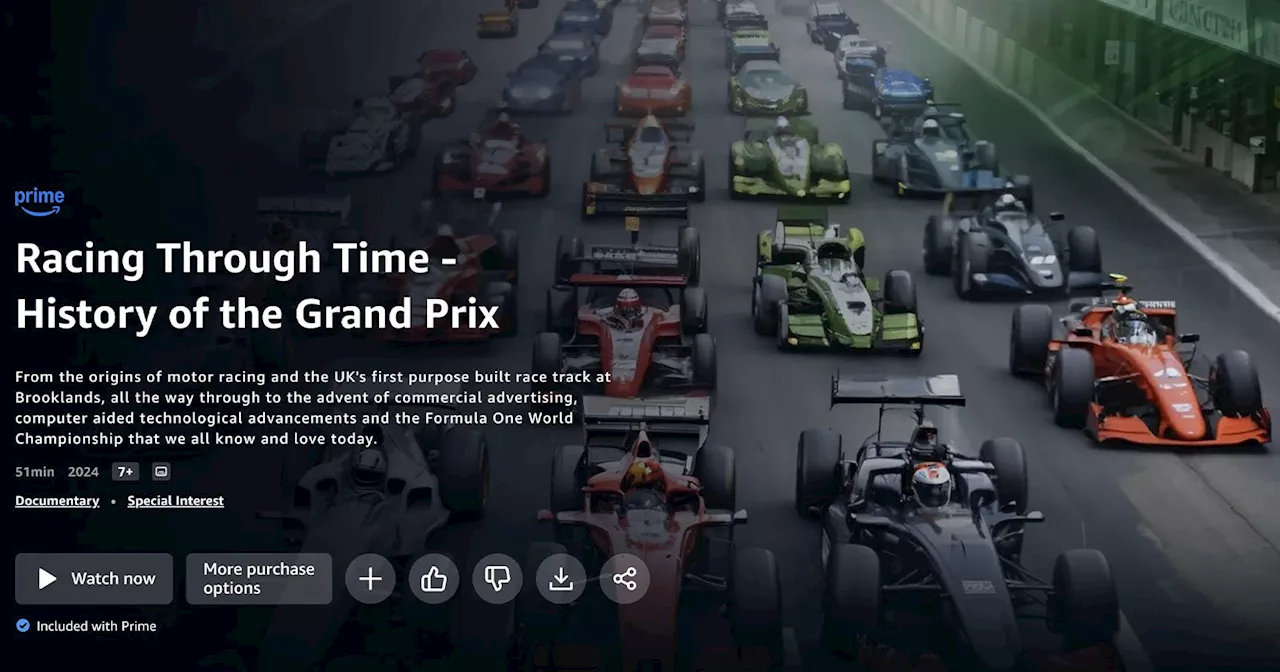 Amazon Prime Accused of Using AI-Generated Image for F1 Documentary Poster