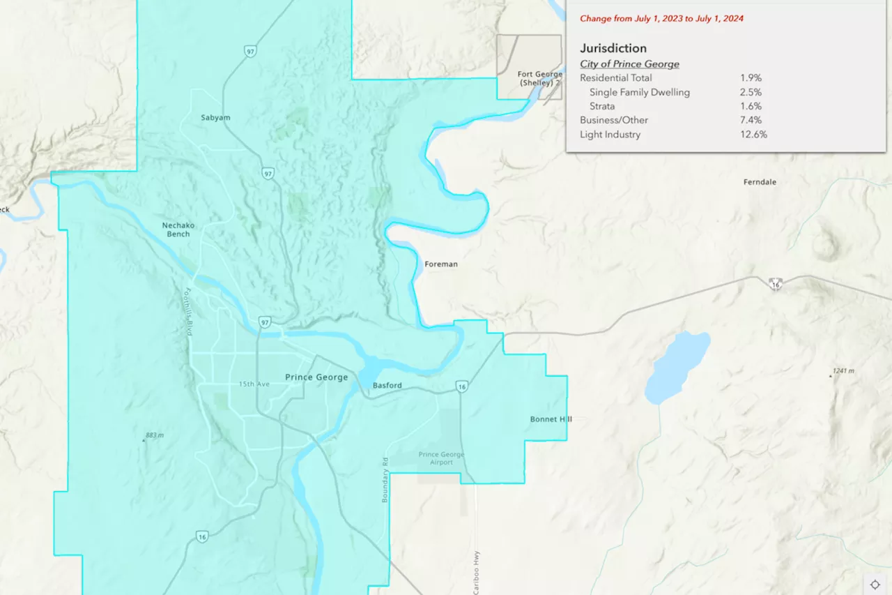 Prince George Property Values Rise in 2024 Assessment