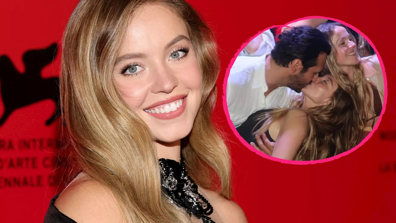 Sydney Sweeney und ihr Verlobter Jonathan Davino feiern Silvester mit romantischem Kuss