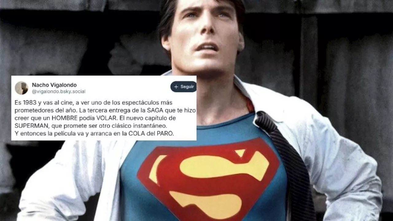 Nacho Vigalondo reivindica a Superman III: Una película futurista que refleja nuestro presente