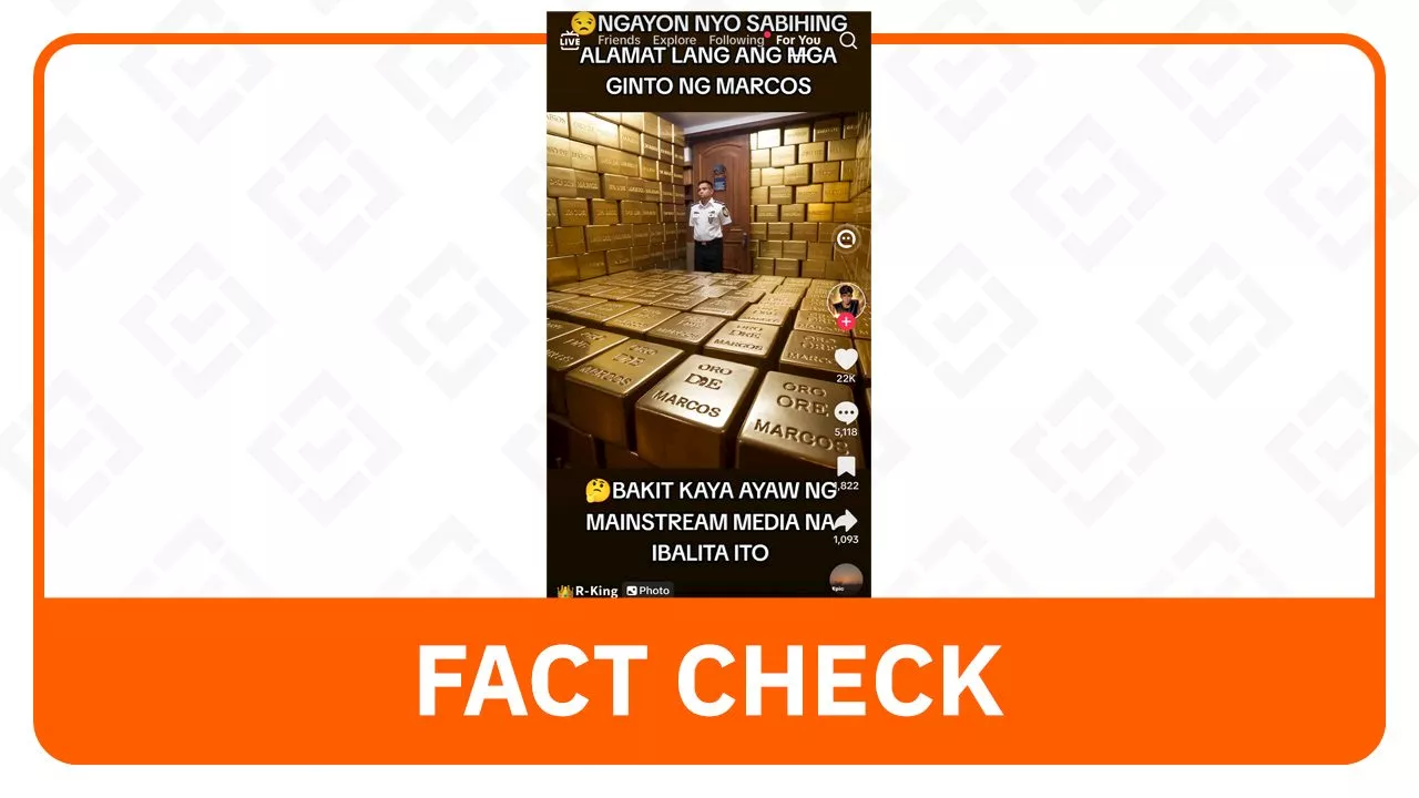 Fact Check: TikTok Video Claims of Marcos Gold Are False