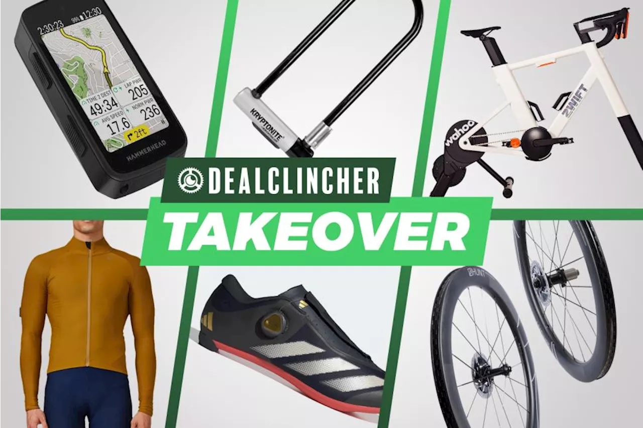 road.cc Dealclincher takeover: Save up to £1,500 on Pearson bikes, Adidas cycling shoes from £56, 20% off almost everything at Hunt, £150 off Zwift Ride with KICKR Core + more