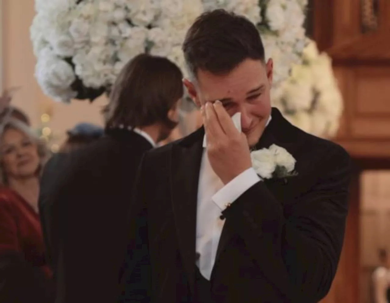 Watch Groom Break Down in Tears as He Hears Daughter's Adorable Wedding Day Message