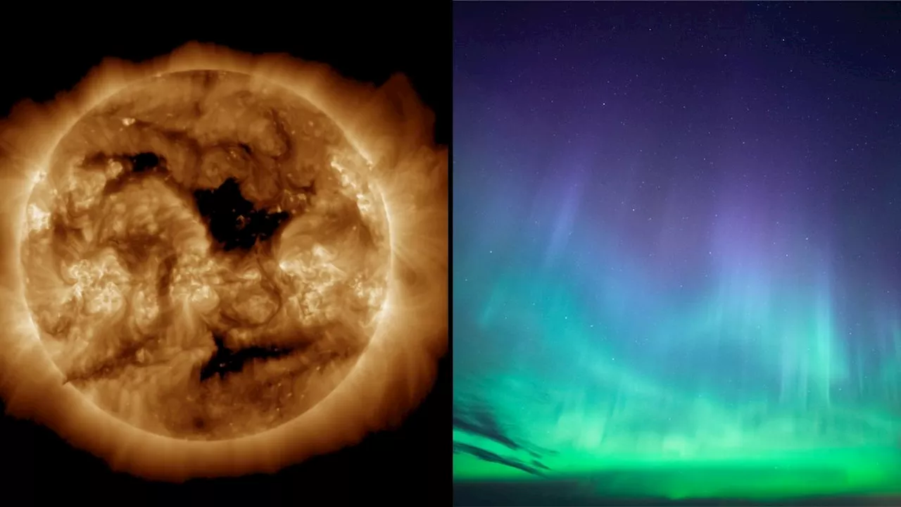 Large Coronal Holes on the Sun Spark Geomagnetic Storm Watch