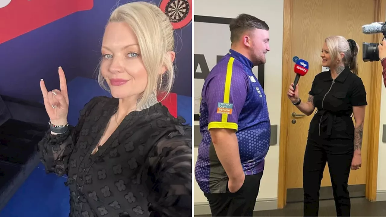 Darts Presenter Polly James Reveals Interview Challenges at Loud Ally Pally