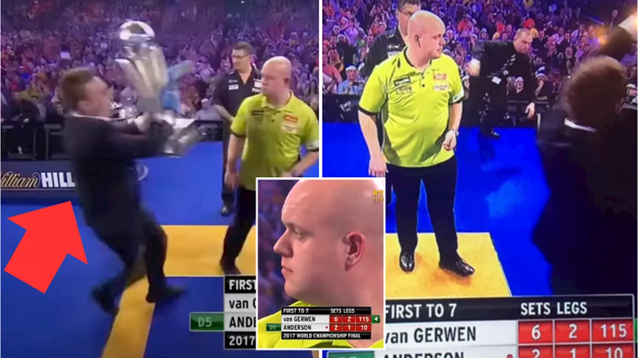 Van Gerwen Seeks Revenge After Fan Trophy Heist in 2017 World Championship Final