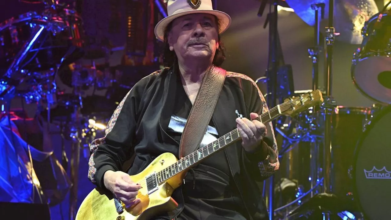 Carlos Santana bricht sich Finger