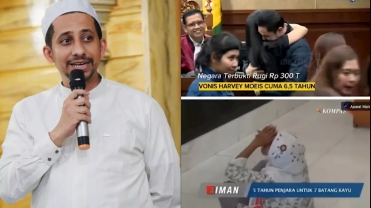 Beda Perlakuan Hakim ke Harvey Moeis dengan Nenek yang Dituduh Curi 7 Batang Kayu, Habib Jafar: Ya Rabb!