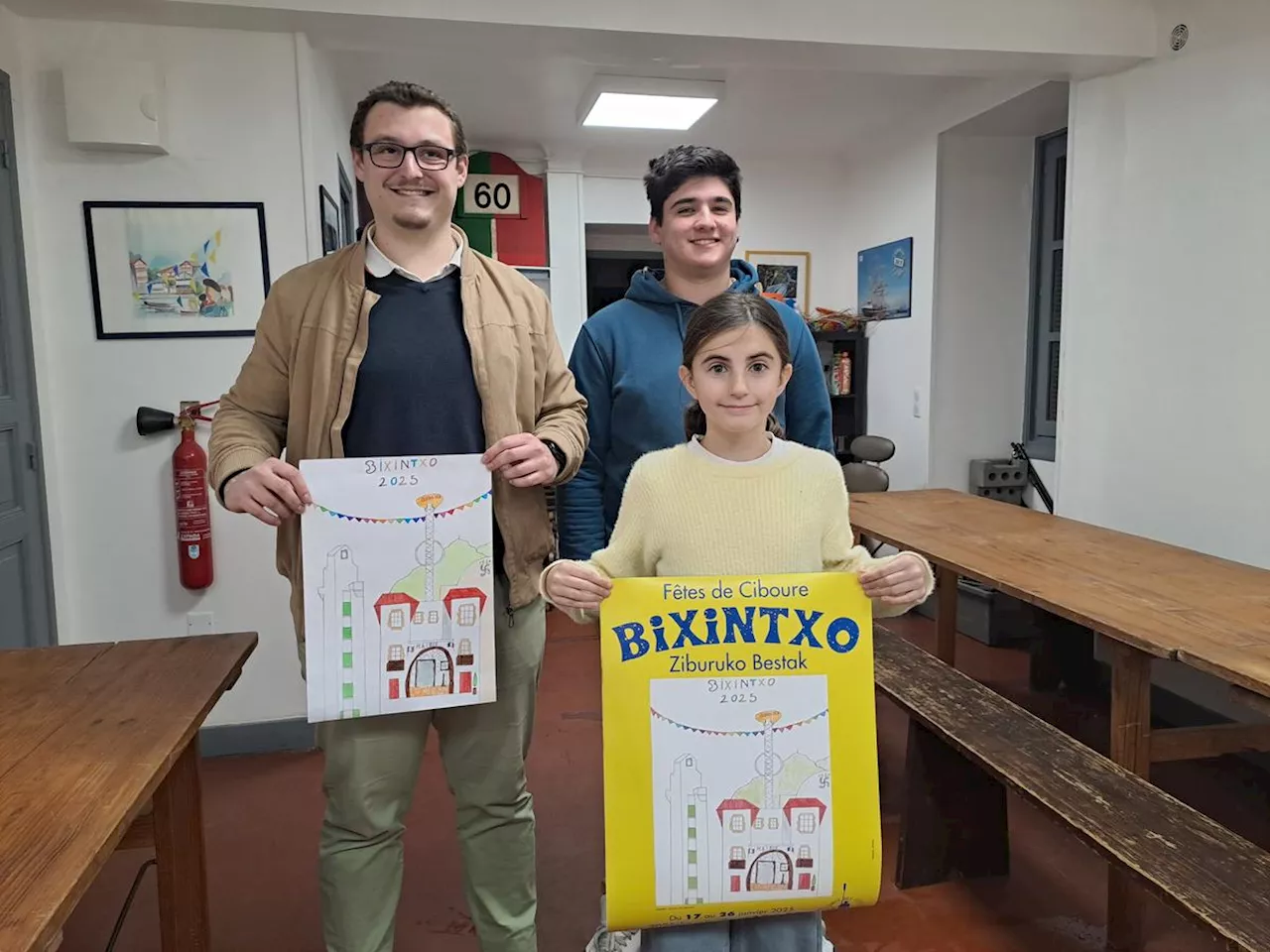 Intza de Esoain présente l'affiche de la Bixintxo de Ciboure 2025