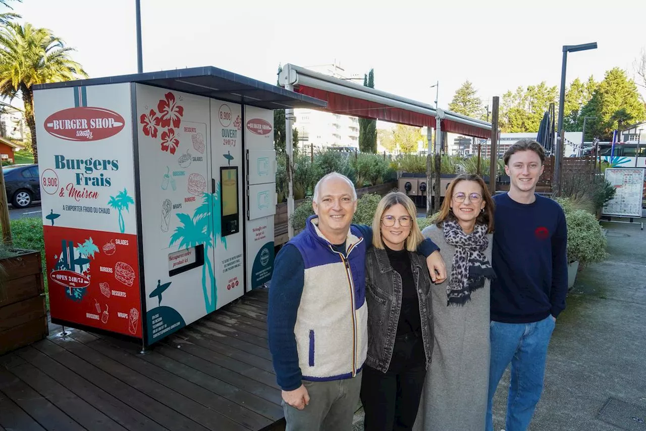 Woody'Diner : Le succès du distributeur de burgers à Anglet