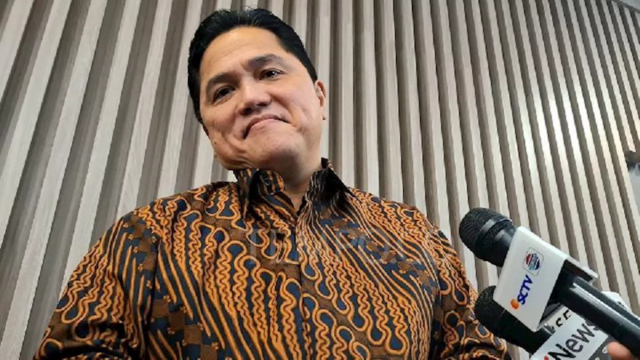 Erick Thohir Bahas Rencana Merger Maskapai Pelat Merah