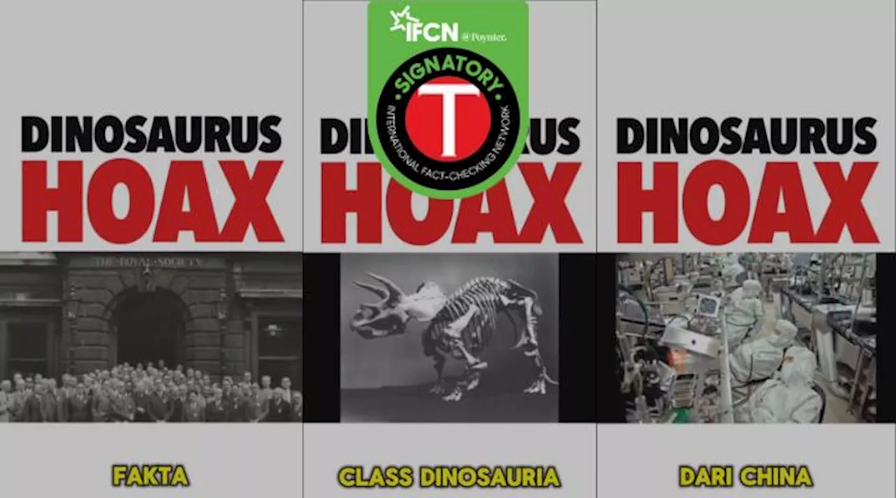 Klaim Dinosaurus Hanya Makhluk Imajiner Dibantah