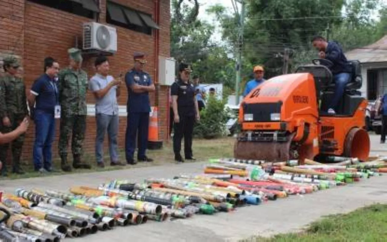 Ilocos Norte Police Destroys 331 Pieces of Illegal Firecrackers