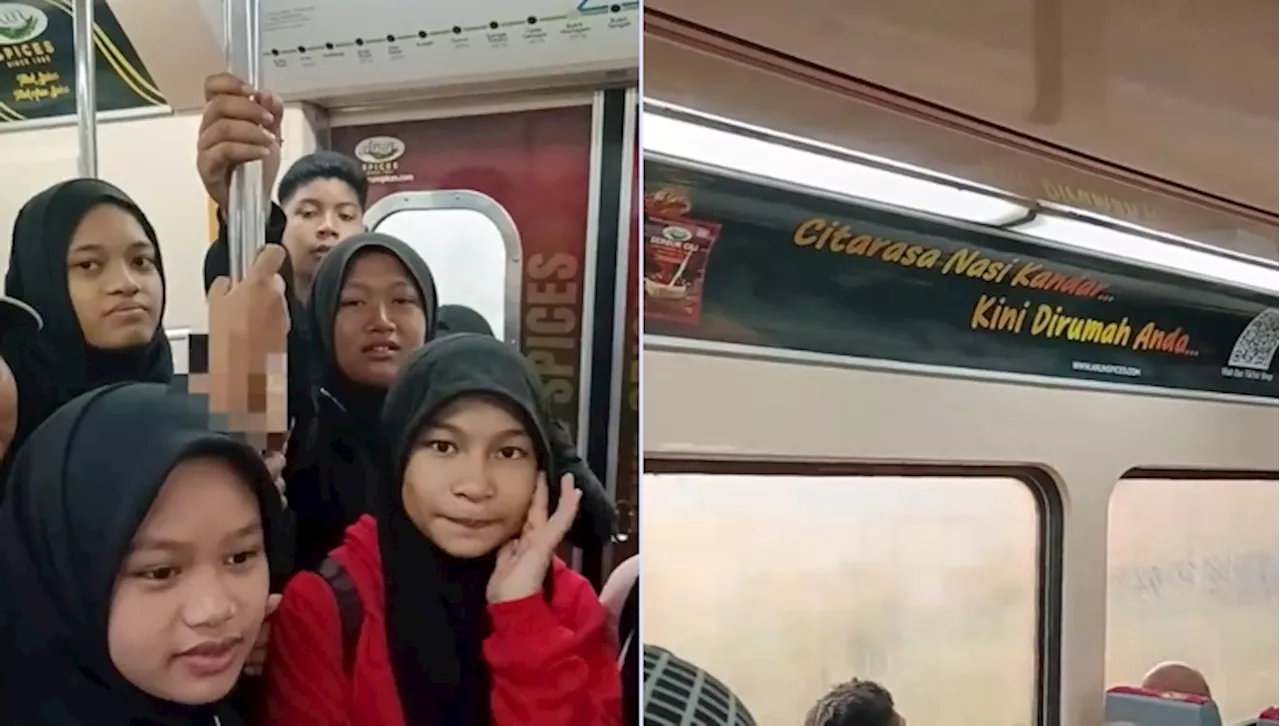 [Video] Gelagat Pelajar Teka Kesalahan Tatabahasa Ayat Iklan Dalam Keretapi Raih Pujian