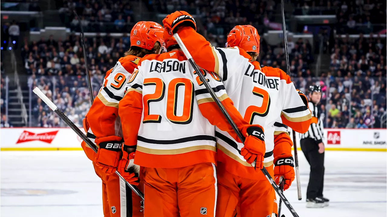 Ducks Overcome Two-Goal Deficit to Defeat Jets in Overtime