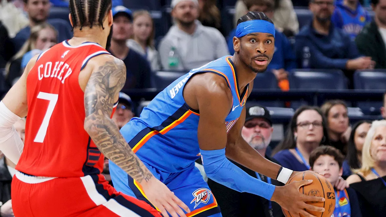 Gilgeous-Alexander scores 29 points as Thunder beat Clippers for 13th win in a row