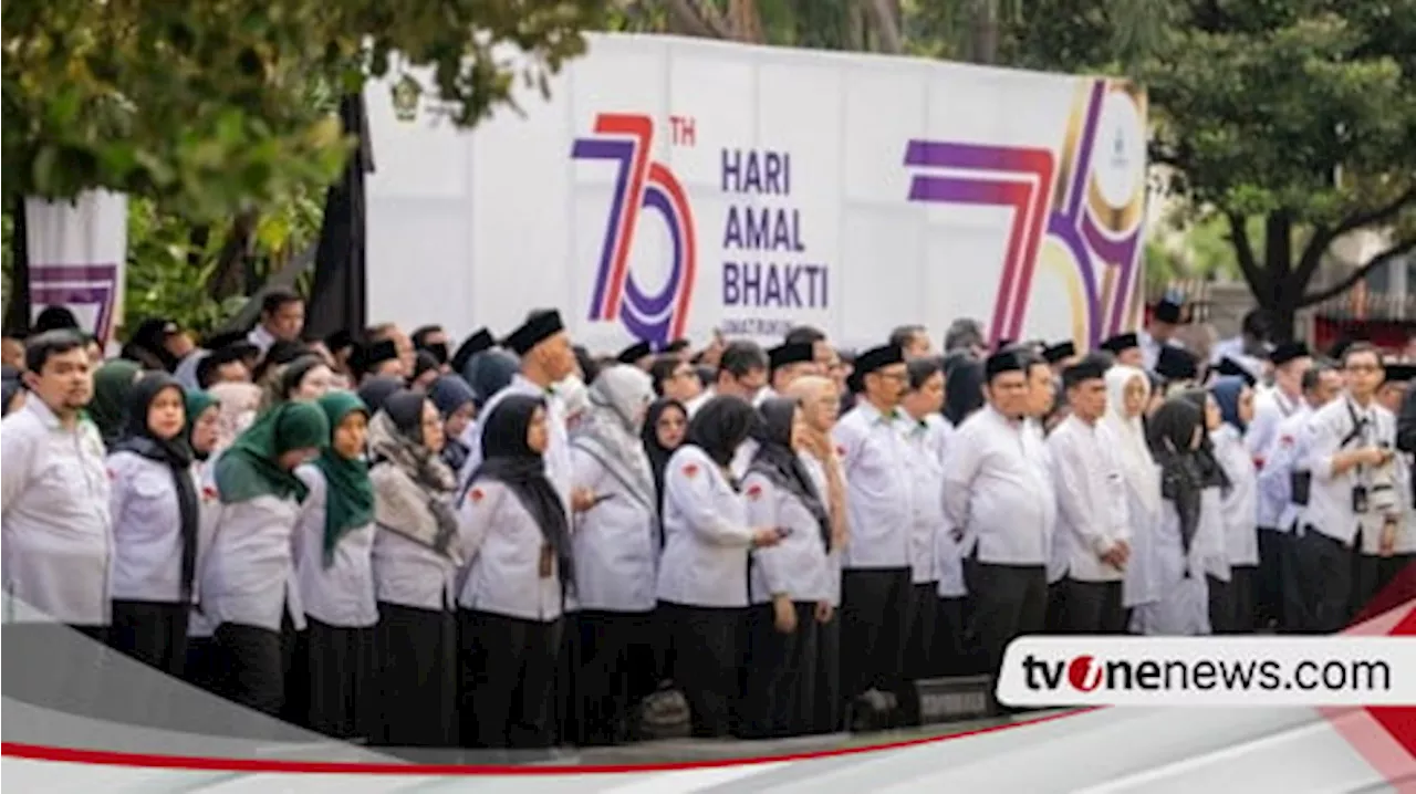 ASN Kemenag Ikuti Upacara HAB Ke-79