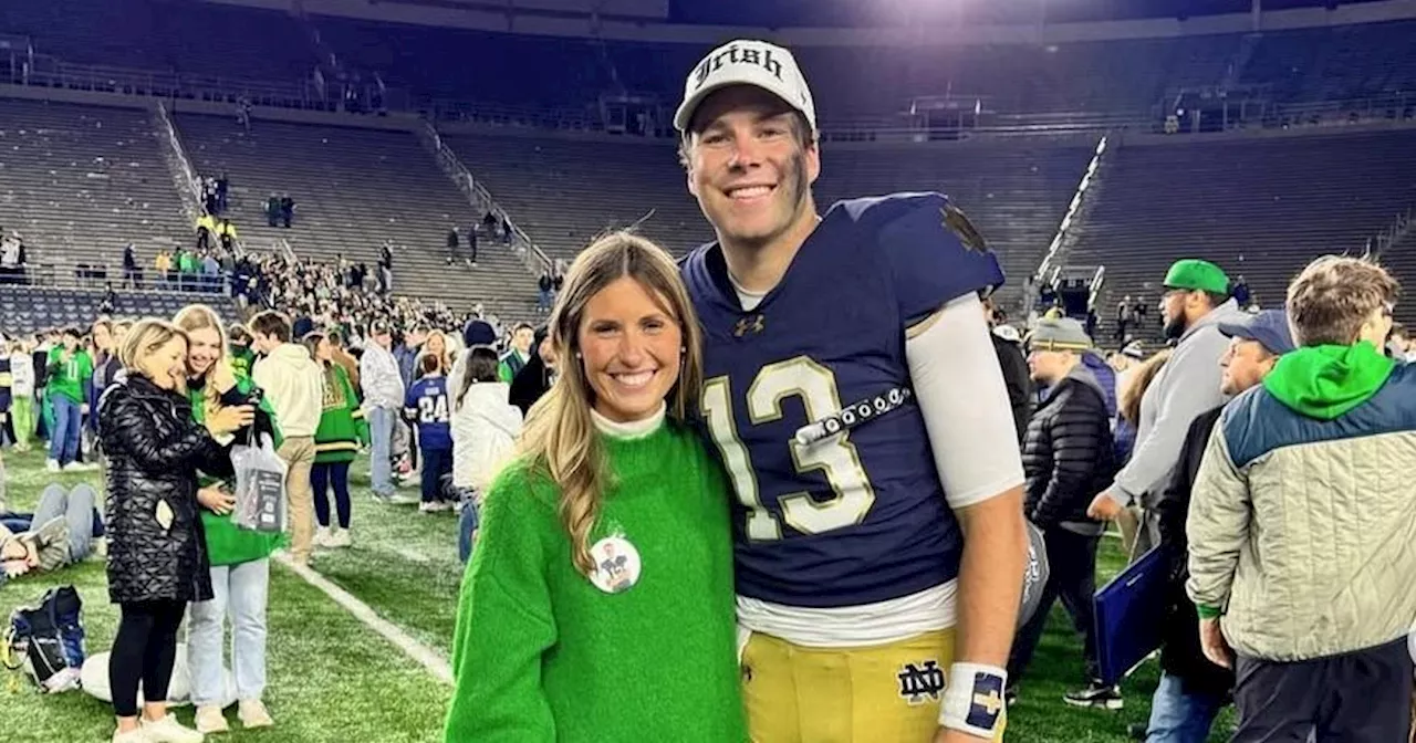 Notre Dame Quarterback Riley Leonard's Decade-Long Love Story with Molly Walding