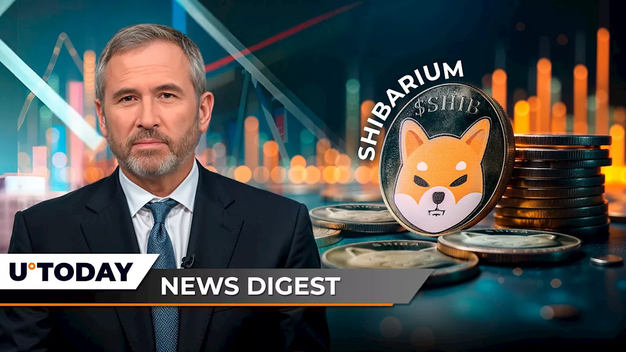 First Huge 500,000,000 XRP Transfer in 2025 Occurs, Ripple CEO Says He's 'Excited' for 2025, Shibarium Might Hit First Major Milestone of 2025 in Days: Crypto News Digest by U.Today