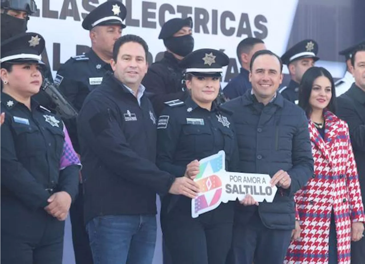 Gobernador de Coahuila Entrega Patrullas Eléctricas en Celebración del Día Internacional del Policía