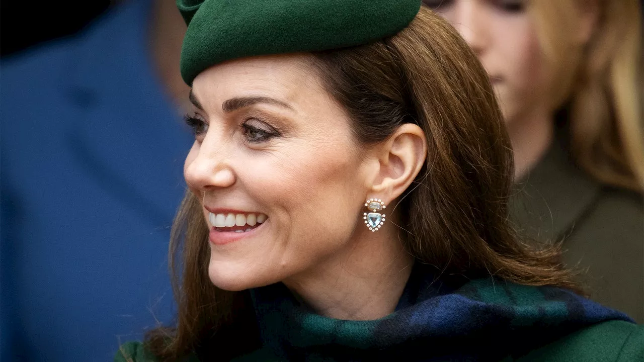 Kate Middleton Rocks New Blue Topaz Earrings from Robinson Pelham