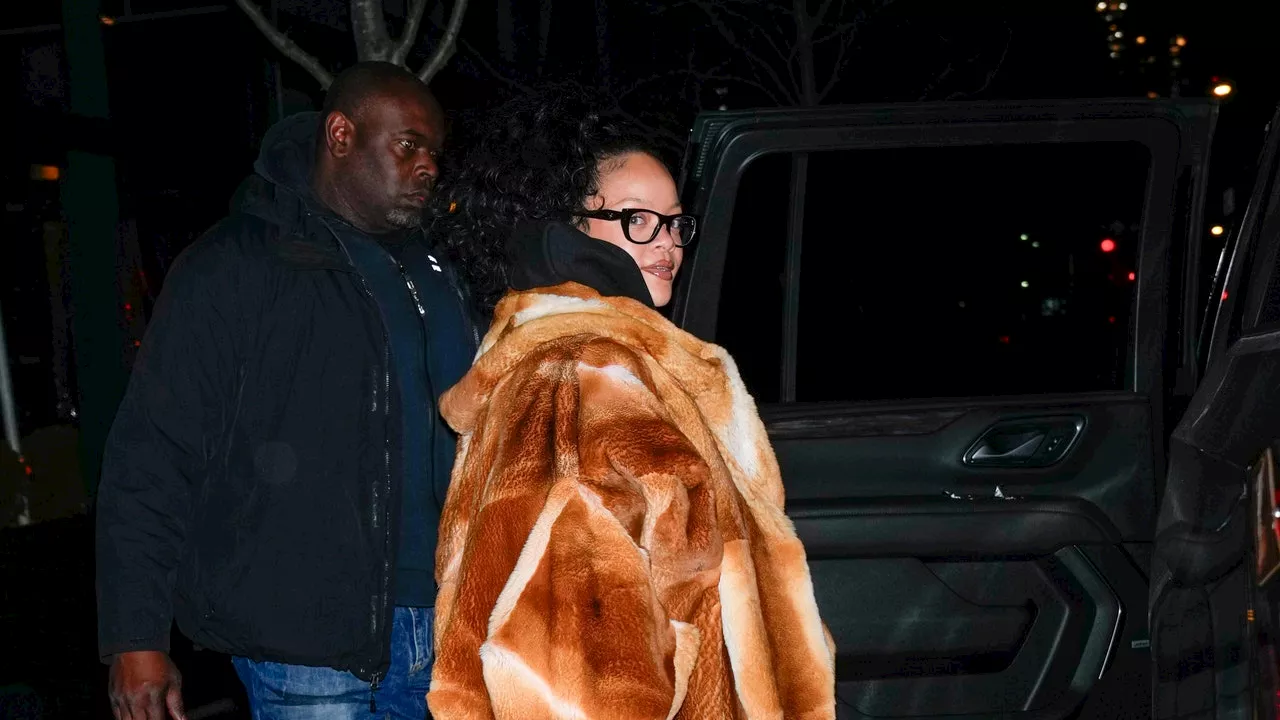 Rihanna and A$AP Rocky Keep it Cozy for Date Night