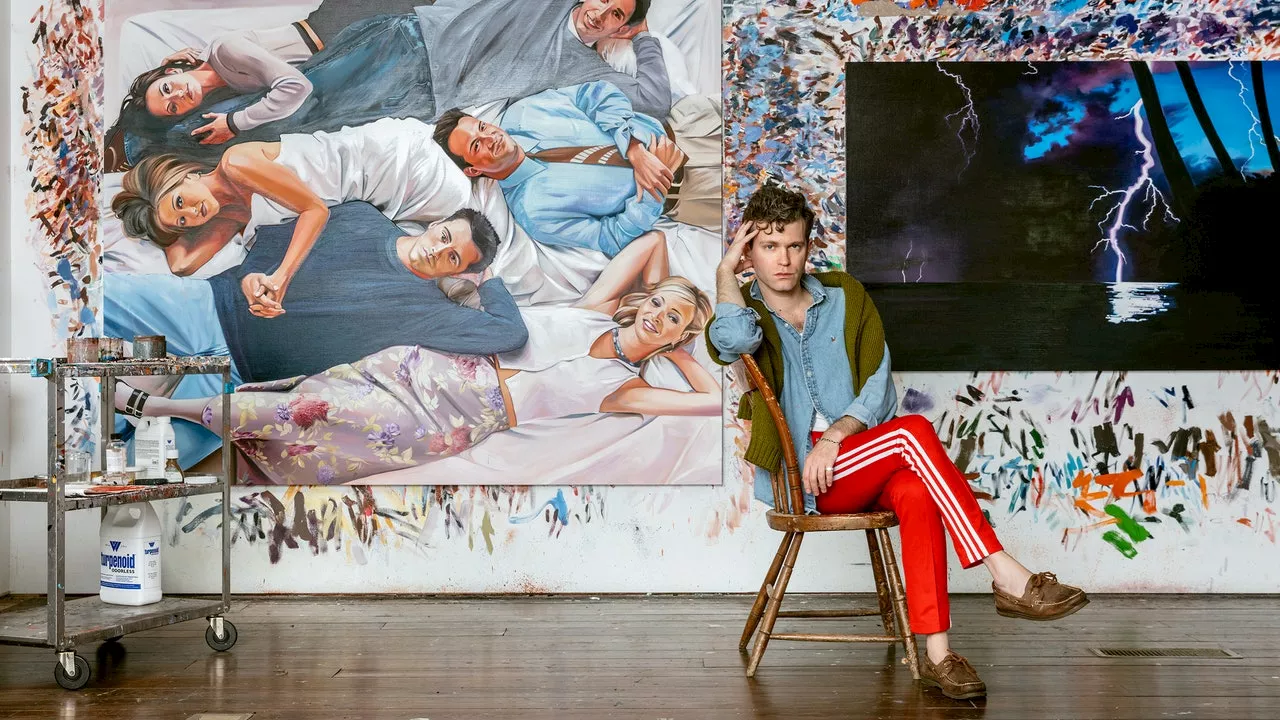 Sam McKinniss's Artistic Home: A Riot of Color and Pattern