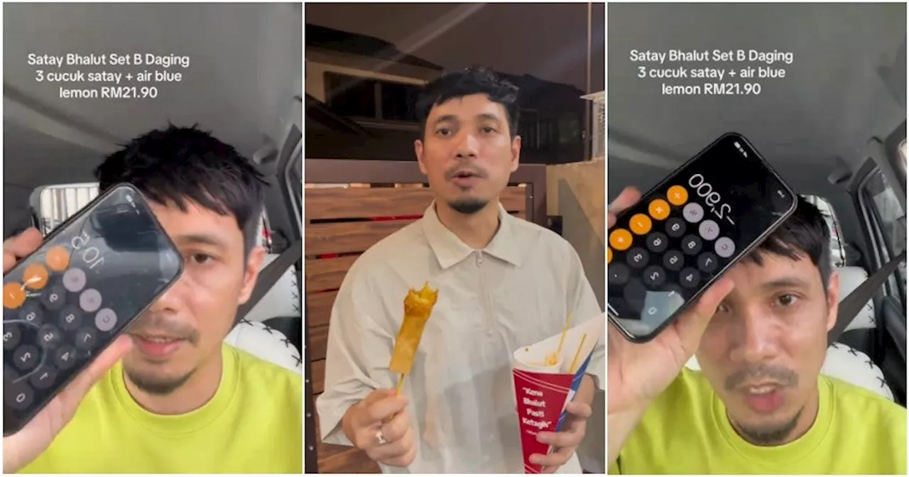 Malaysian Actor Mark Adam Explains Pricing of Premium Satay, Responds to Criticism