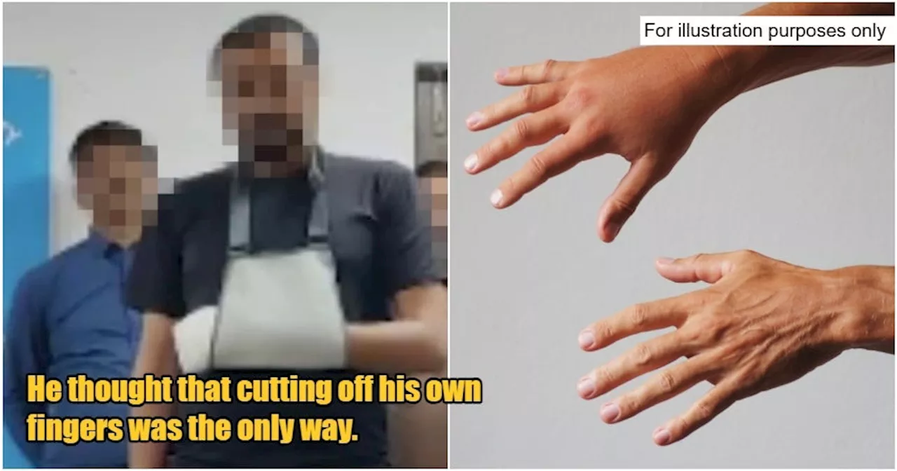 Man Cuts Off Own Fingers to Avoid Quitting Job