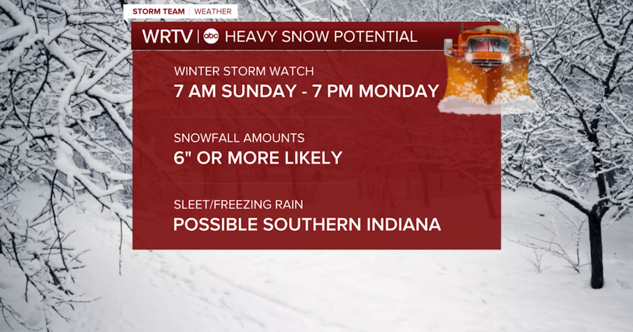 Winter Storm Watch Issued for Sunday and Monday