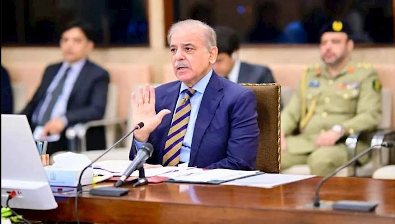 PTI is running away from negotiations, says PM Shehbaz