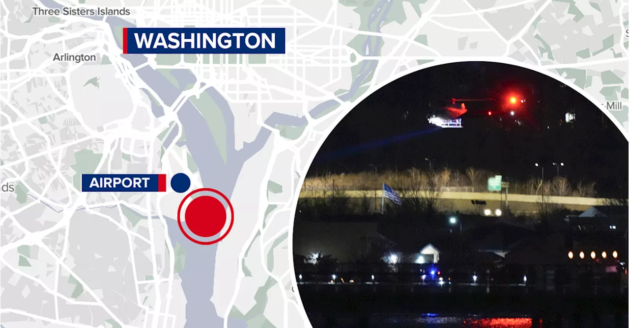 Passenger Plane Crashes into Potomac River After Collision with Helicopter