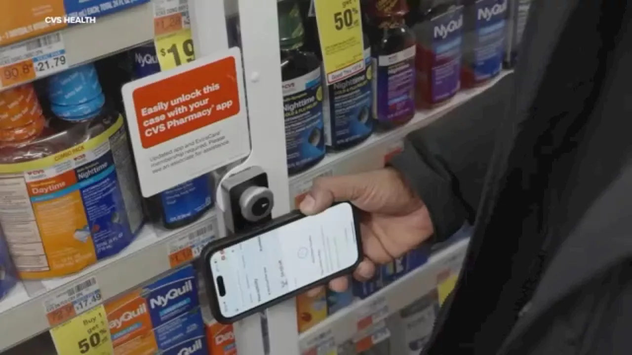 CVS testing new way for shoppers to open cabinet locks without an employee