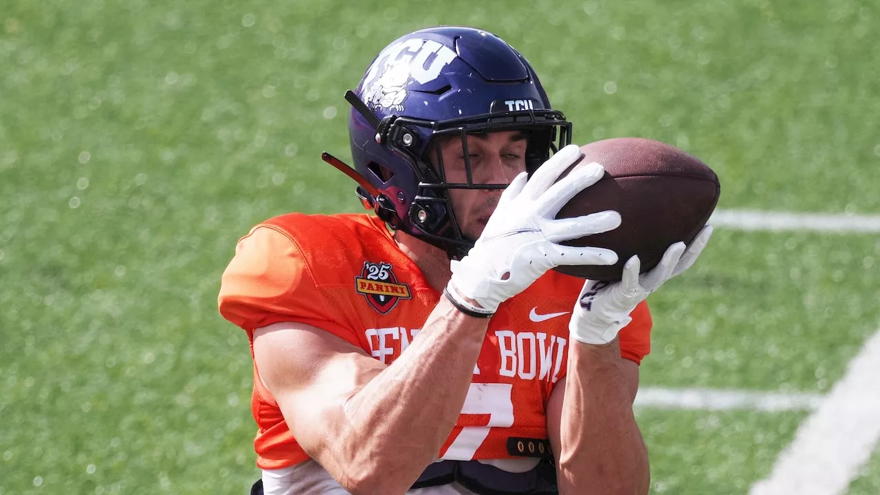 TCU Receiver Jack Bech Honors Brother at Reese's Senior Bowl