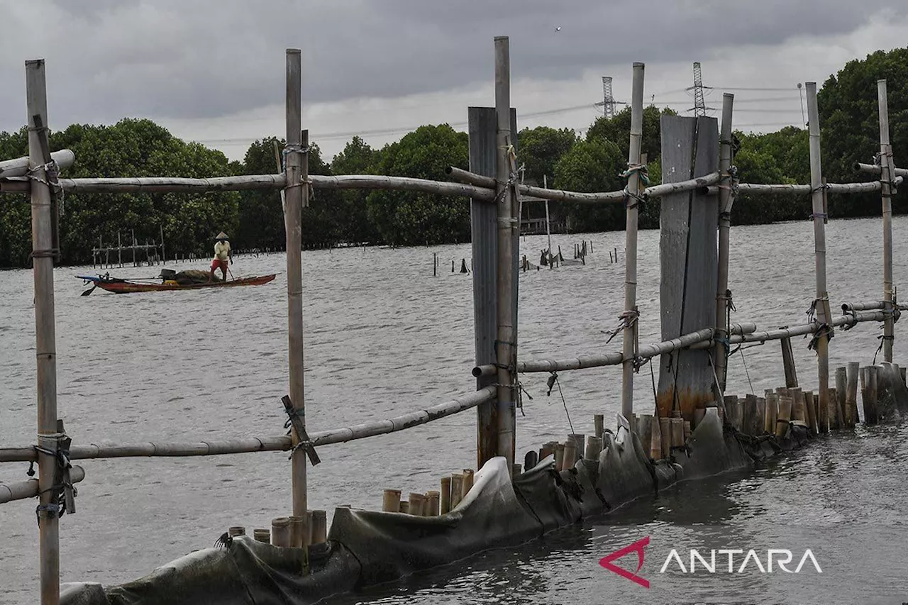 Diduga menyalahi Undang-Undang, KLHK segel area proyek pagar laut di Kabupaten Bekasi