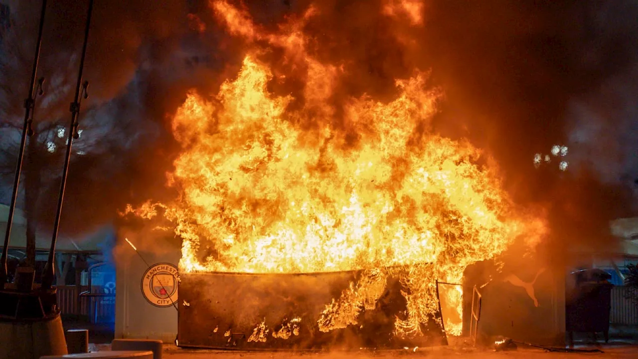 Vor Anpfiff: Feuer im Pep-Stadion ausgebrochen